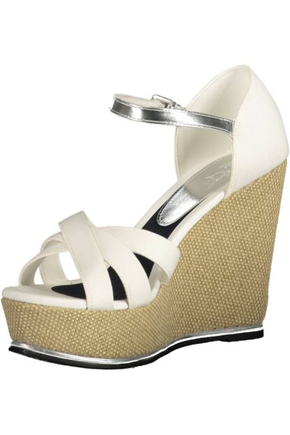 U.S. POLO ASSN. - White Cotton Women Sandal