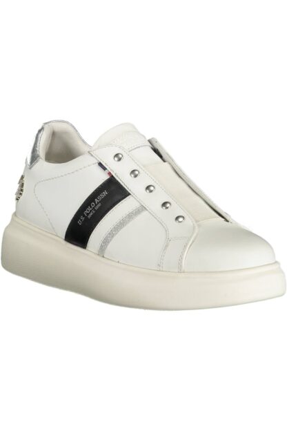 U.S. POLO ASSN. - White Leather Women Sneaker