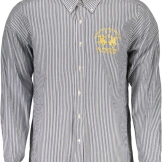 La Martina - White Linen Men Shirt