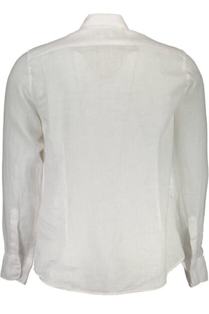 La Martina - White Linen Men Shirt