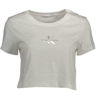 Calvin Klein - White Cotton Women T-Shirt