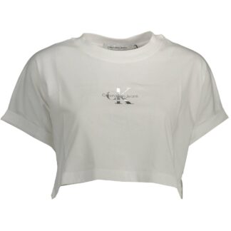 Calvin Klein - White Cotton Women Top