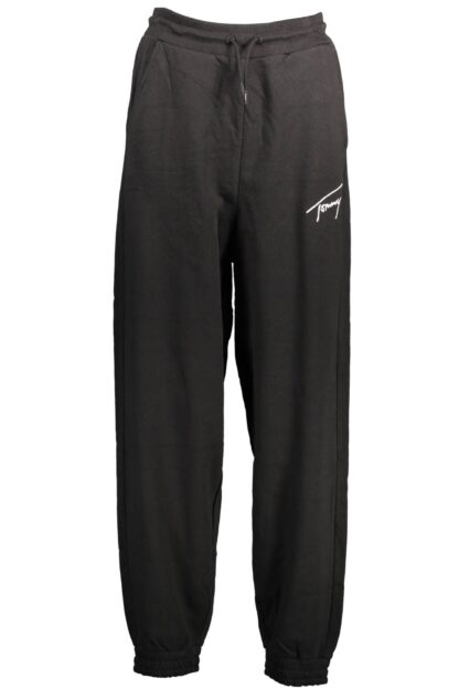 Tommy Hilfiger - Black Cotton Women Sport Pant