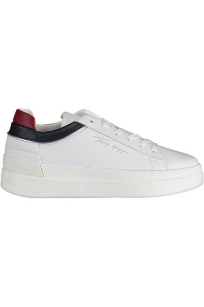 Tommy Hilfiger - White Leather Women Sneaker