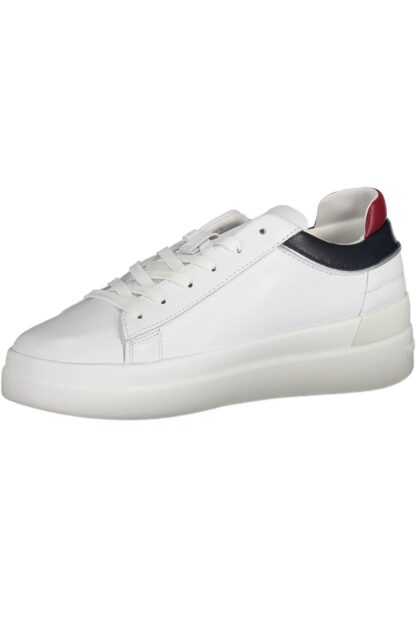 Tommy Hilfiger - White Leather Women Sneaker