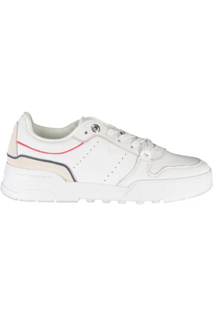 Tommy Hilfiger - White Leather Women Sneaker