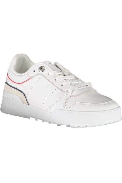 Tommy Hilfiger - White Leather Women Sneaker