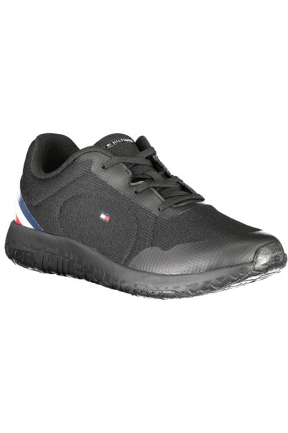 Tommy Hilfiger - Black Polyester Men Sneaker