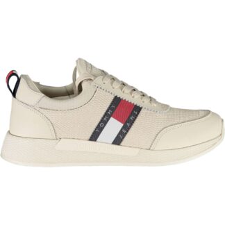 Tommy Hilfiger - White Leather Women Sneaker