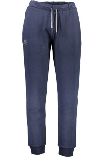 La Martina - Blue Cotton Men Pant