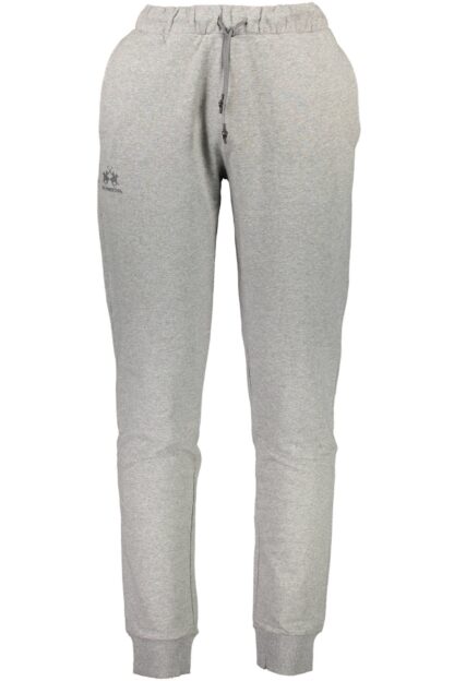 La Martina - Gray Cotton Men Pant