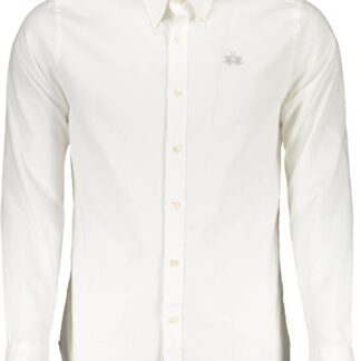 La Martina - White Cotton Mens Shirt