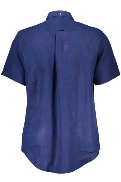 Gant - Blue Linen Men Shirt