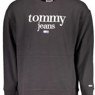 Tommy Hilfiger - Black Cotton Men Sweater