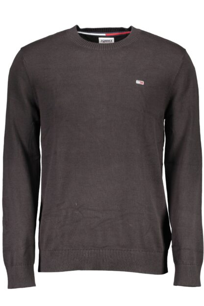 Tommy Hilfiger - Black Cotton Men Sweater