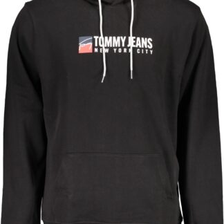 Tommy Hilfiger - Black Cotton Men Sweater