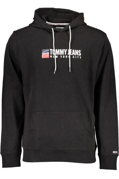 Tommy Hilfiger - Black Cotton Men Sweater