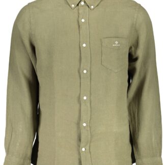 Gant - Blue Linen Men Shirt