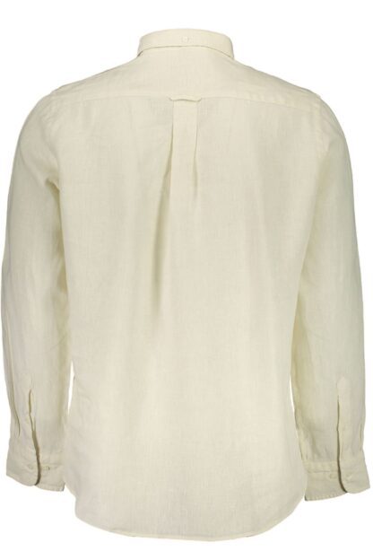 Gant - Beige Linen Men Shirt