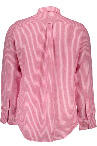 Gant - Pink Linen Men Shirt