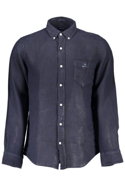 Gant - Blue Linen Men Shirt