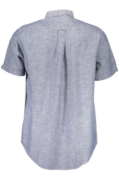 Gant - Blue Linen Men Shirt