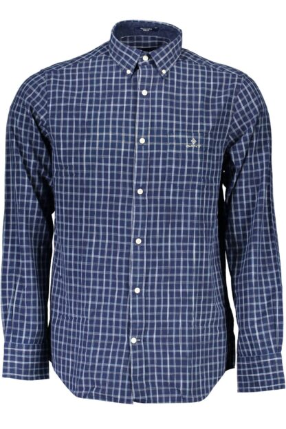 Gant - Blue Cotton Men Shirt