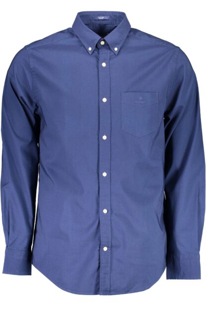 Gant - Blue Cotton Men Shirt