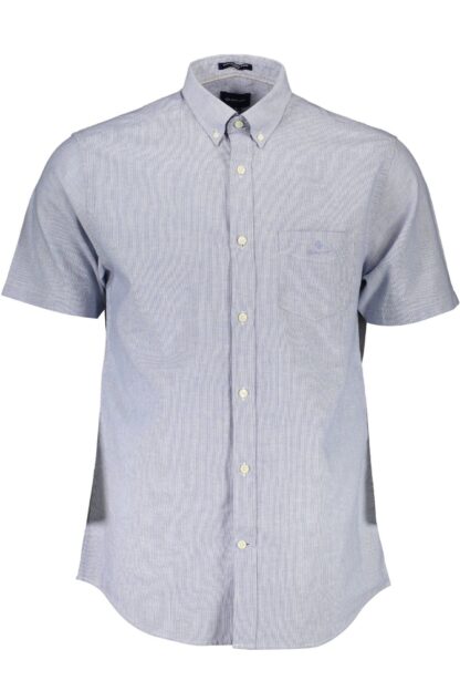 Gant - Blue Organic Cotton Men Shirt