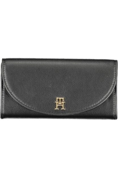 Tommy Hilfiger - Black Polyurethane Women Wallet