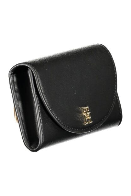 Tommy Hilfiger - Black Polyurethane Women Wallet