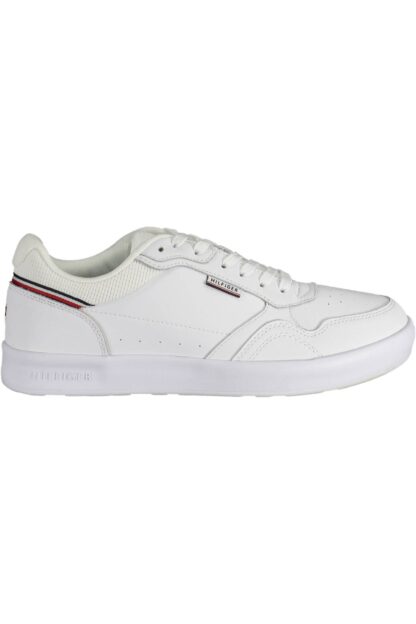 Tommy Hilfiger - White Leather Men Sneaker