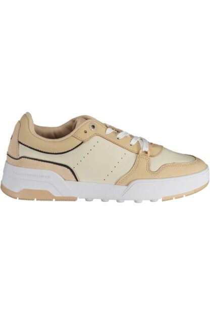 Tommy Hilfiger - Beige Leather Women Sneaker