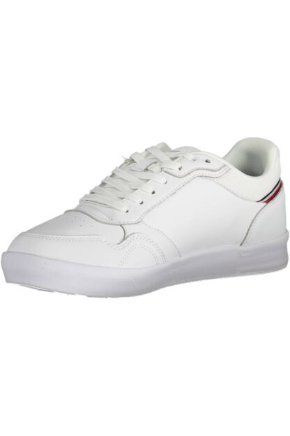 Tommy Hilfiger - White Leather Men Sneaker