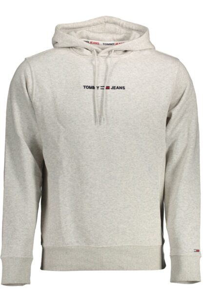 Tommy Hilfiger - Gray Cotton Men Hooded Sweater