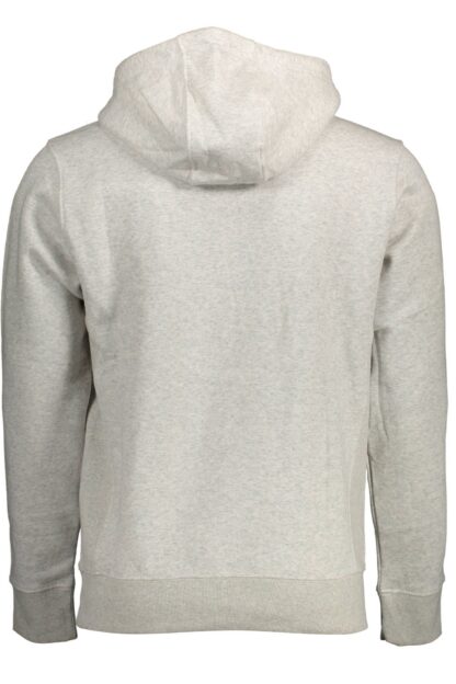 Tommy Hilfiger - Gray Cotton Men Hooded Sweater