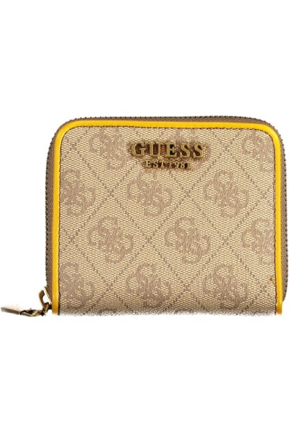 Guess Jeans - Yellow Polyurethane Women Wallet