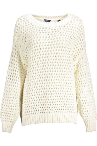 Gant - White Cotton Women Sweater