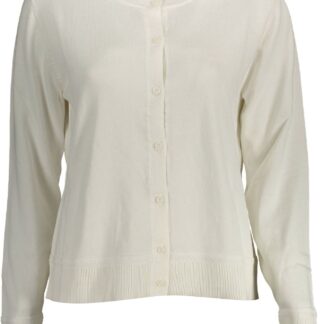 Gant - Elegant White Linen Long-Sleeve Shirt