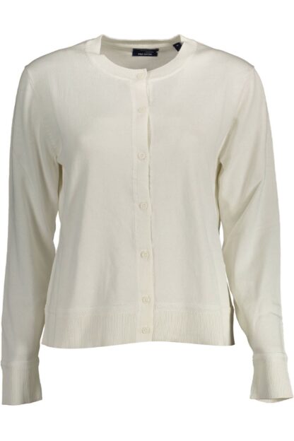 Gant - White Cotton Women Cardigan