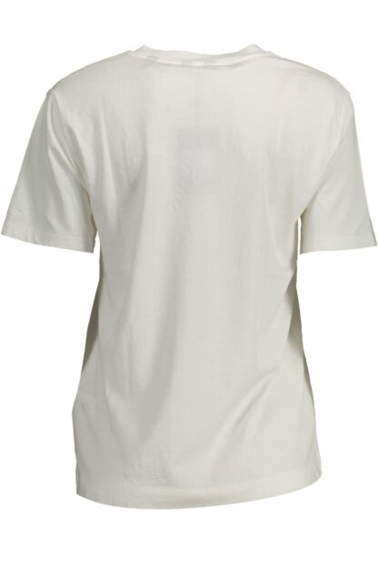 Gant - White Cotton Women T-Shirt