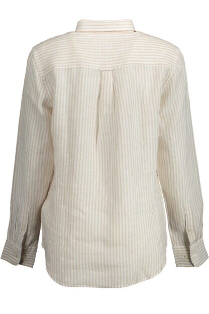 Gant - Beige Linen Women Shirt