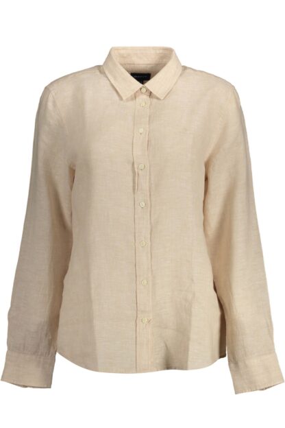 Gant - Beige Linen Women Shirt