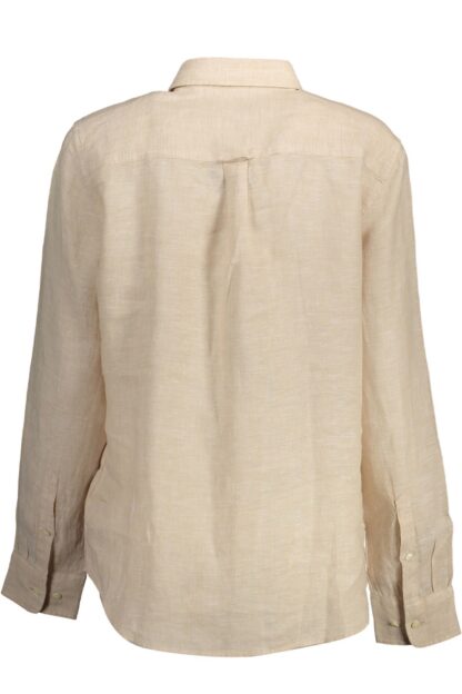 Gant - Beige Linen Women Shirt