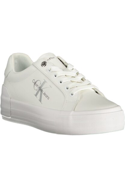 Calvin Klein - White Polyester Women Sneaker