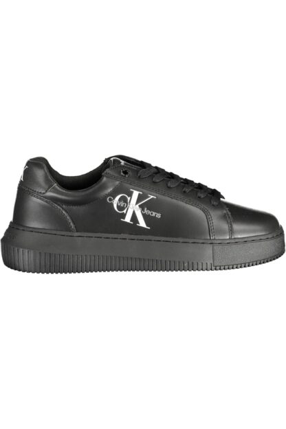 Calvin Klein - Black Leather Women Sneaker