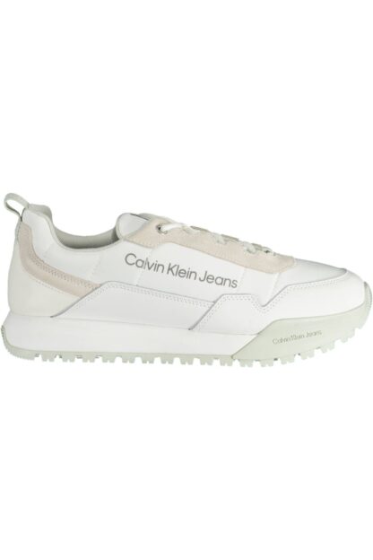 Calvin Klein - White Polyester Men Sneaker