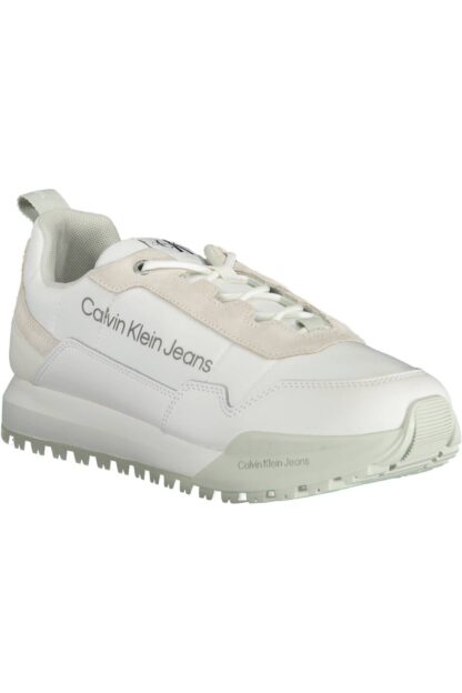 Calvin Klein - White Polyester Men Sneaker