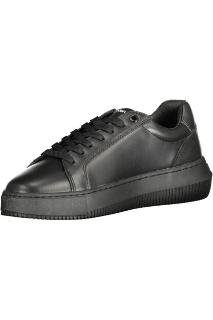 Calvin Klein - Black Leather Women Sneaker