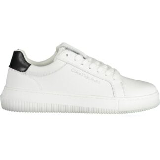 Calvin Klein - White Polyester Men Sneaker